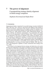 The power of alignment: Conceptualizing strategy-identity alignment in Dutch energy companies