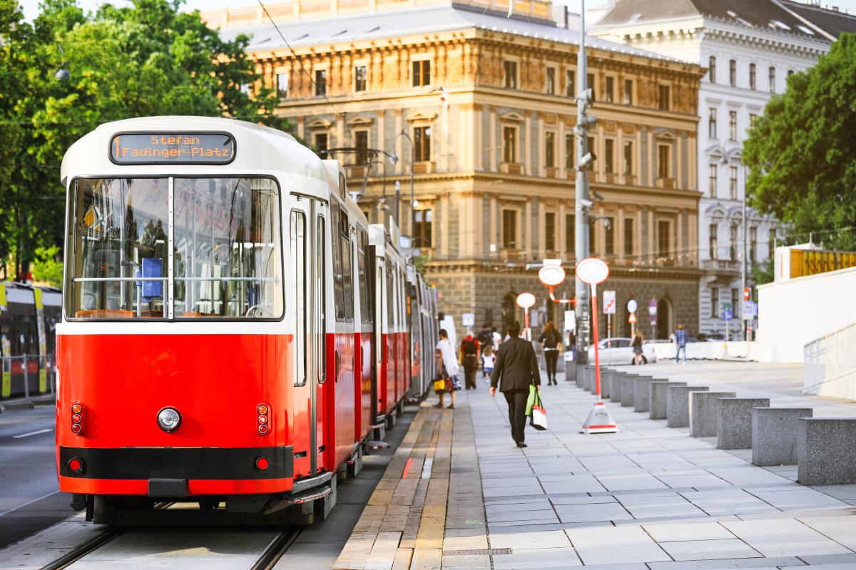 Tram in Vienna