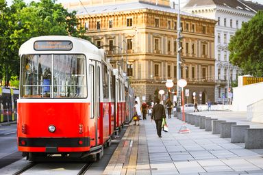 Tram in Vienna