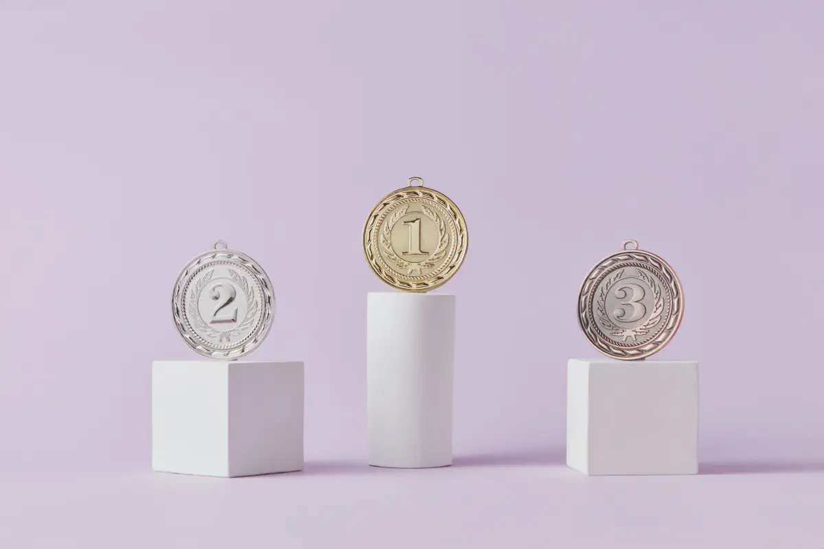 First Second and Third Place