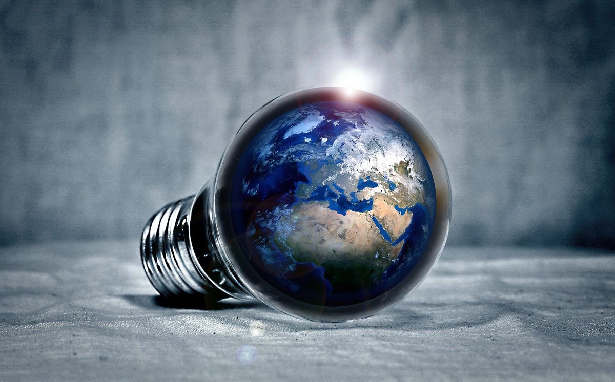 Light Bulb Earth