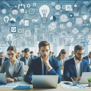People thinking about innovation.